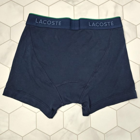 Excellent Used Condition Men's Lacoste Boxer Brief Blue Size Medium - Picture 5 of 13